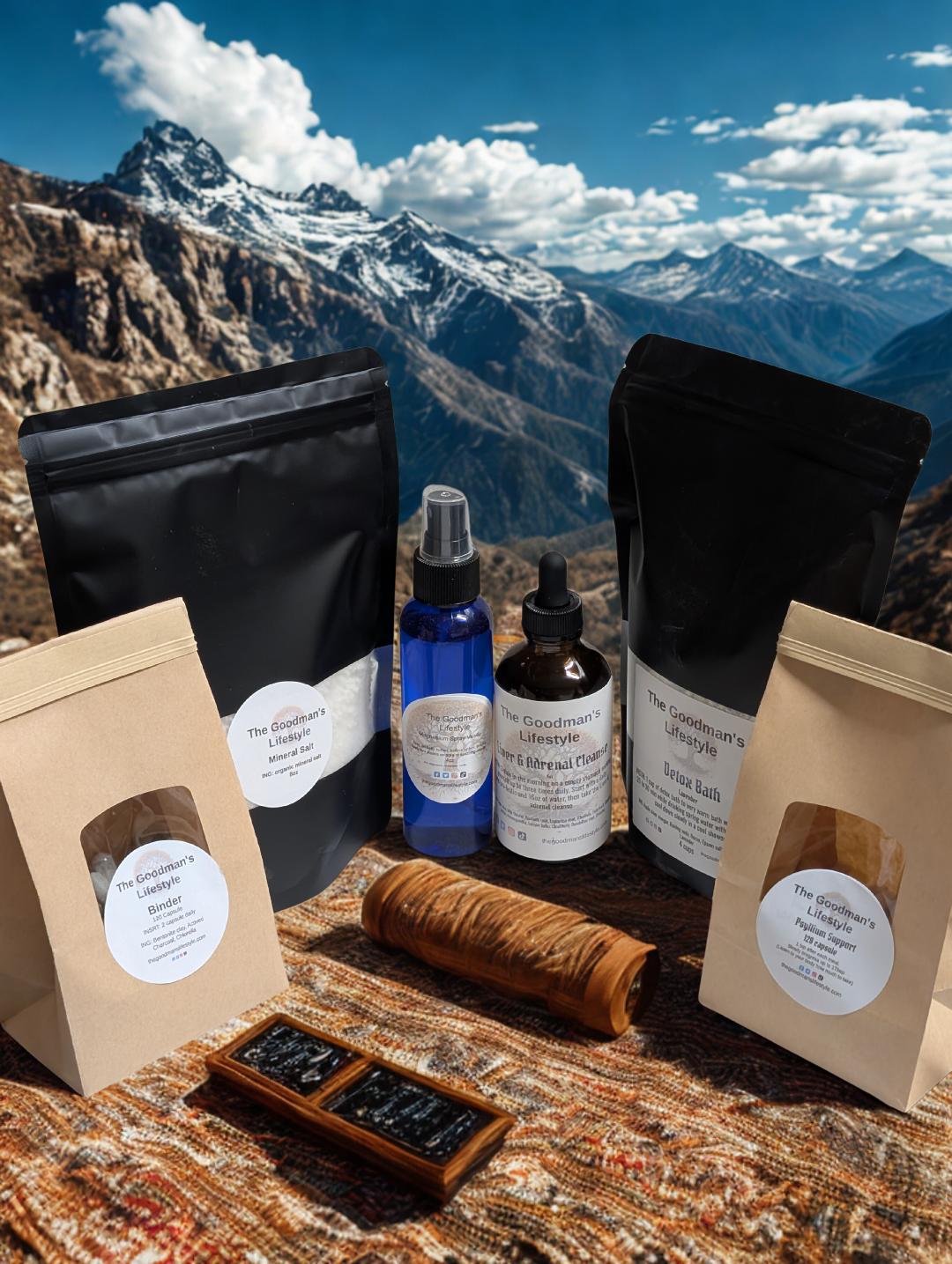 Step 2 Liver And Adrenal Liquid, Binder Psyllium Husk, Salt, Liquid, Detox Bath, Magnesium Spay