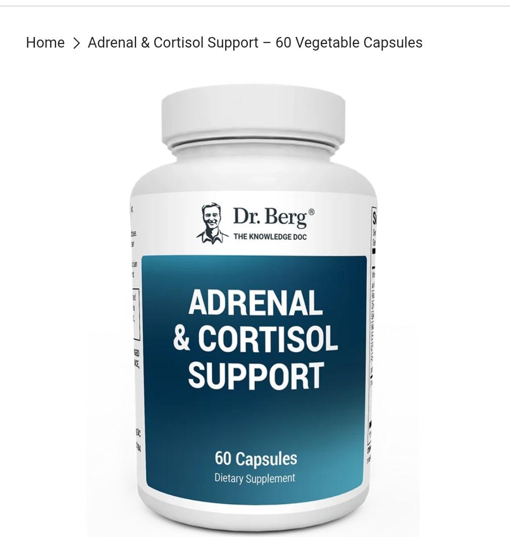 Dr Berg Adrenal & Cortisol Support