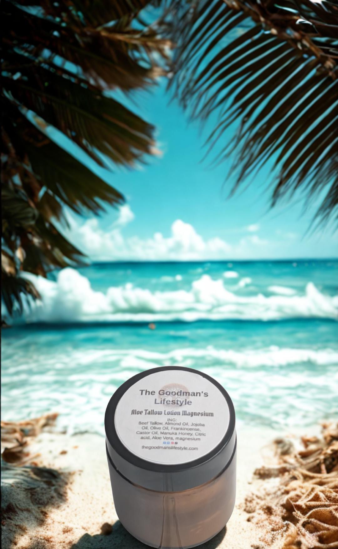 Aloe tallow magnesium Lotion