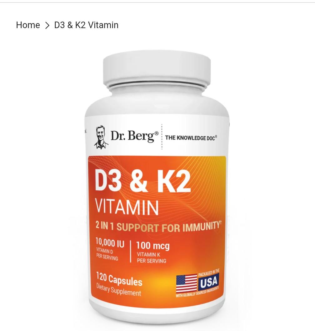 Dr Berg D3 & K2