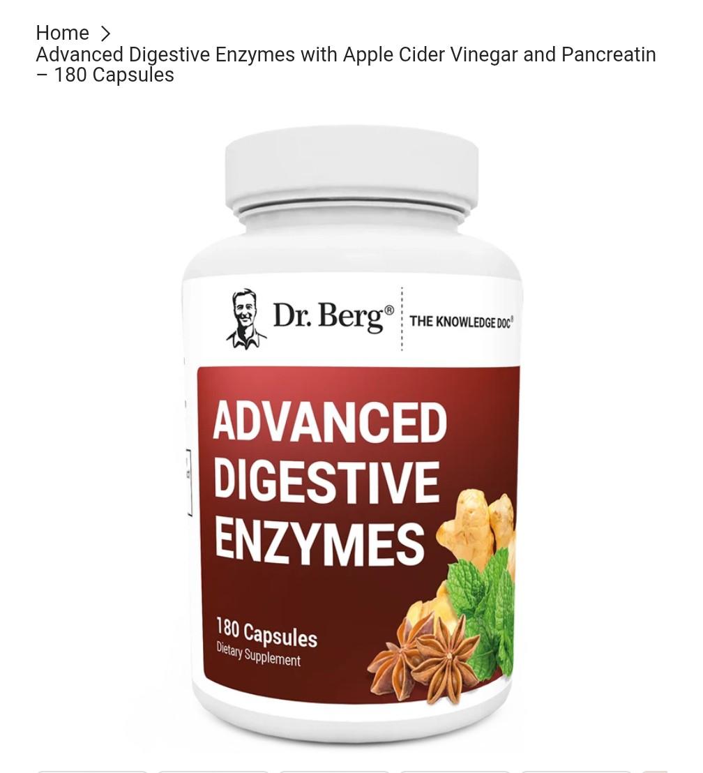 Dr Berg Advanced Digestive Enzymes