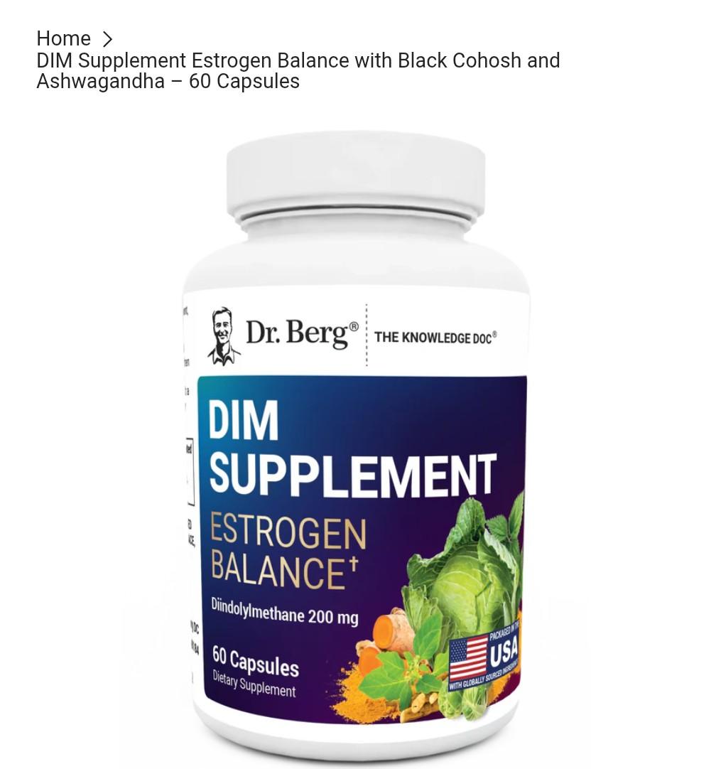 Dr Berg DIM Supplement