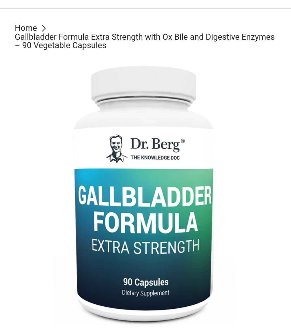 Dr Berg Gallbladder Formula