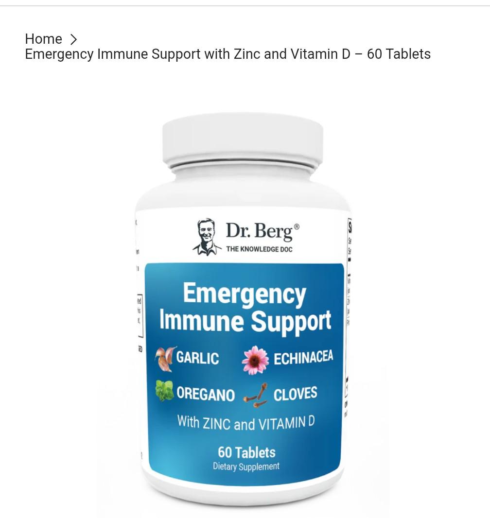 Dr Berg Emergency Immune Support