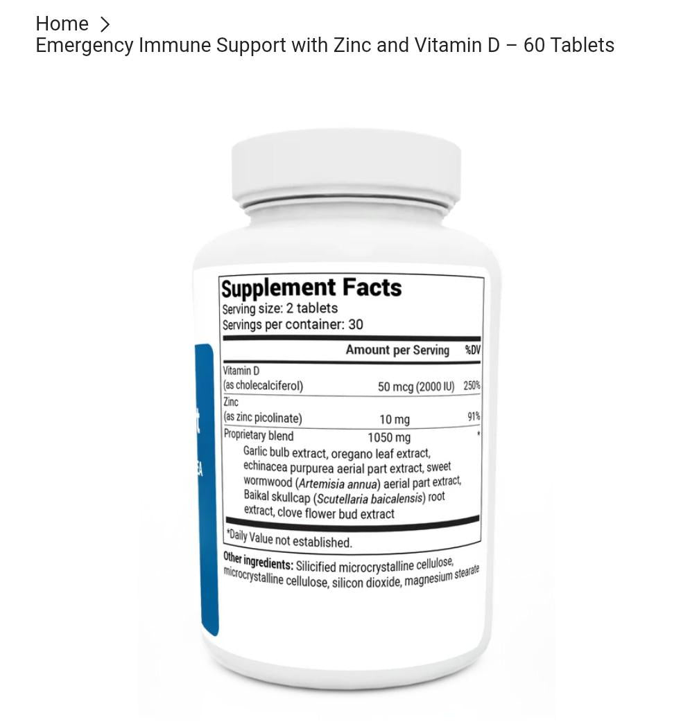 Dr Berg Emergency Immune Support