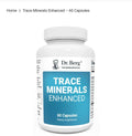 Dr Berg Trace Minerals