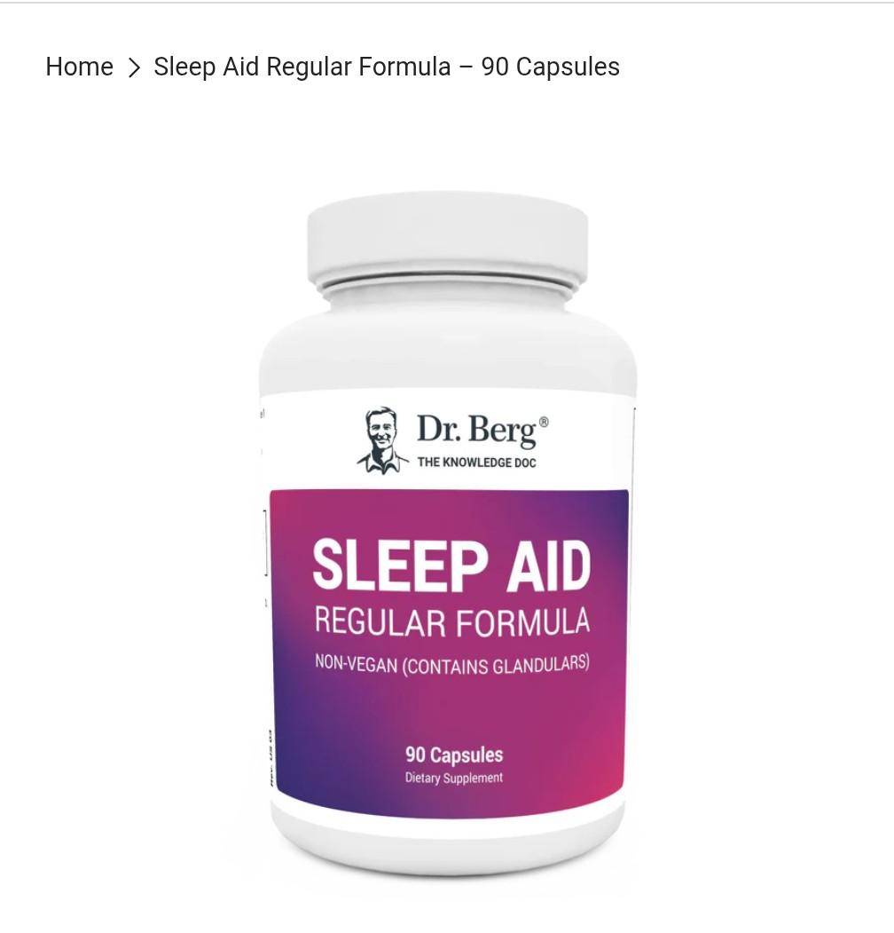 Dr Berg Sleep Aid